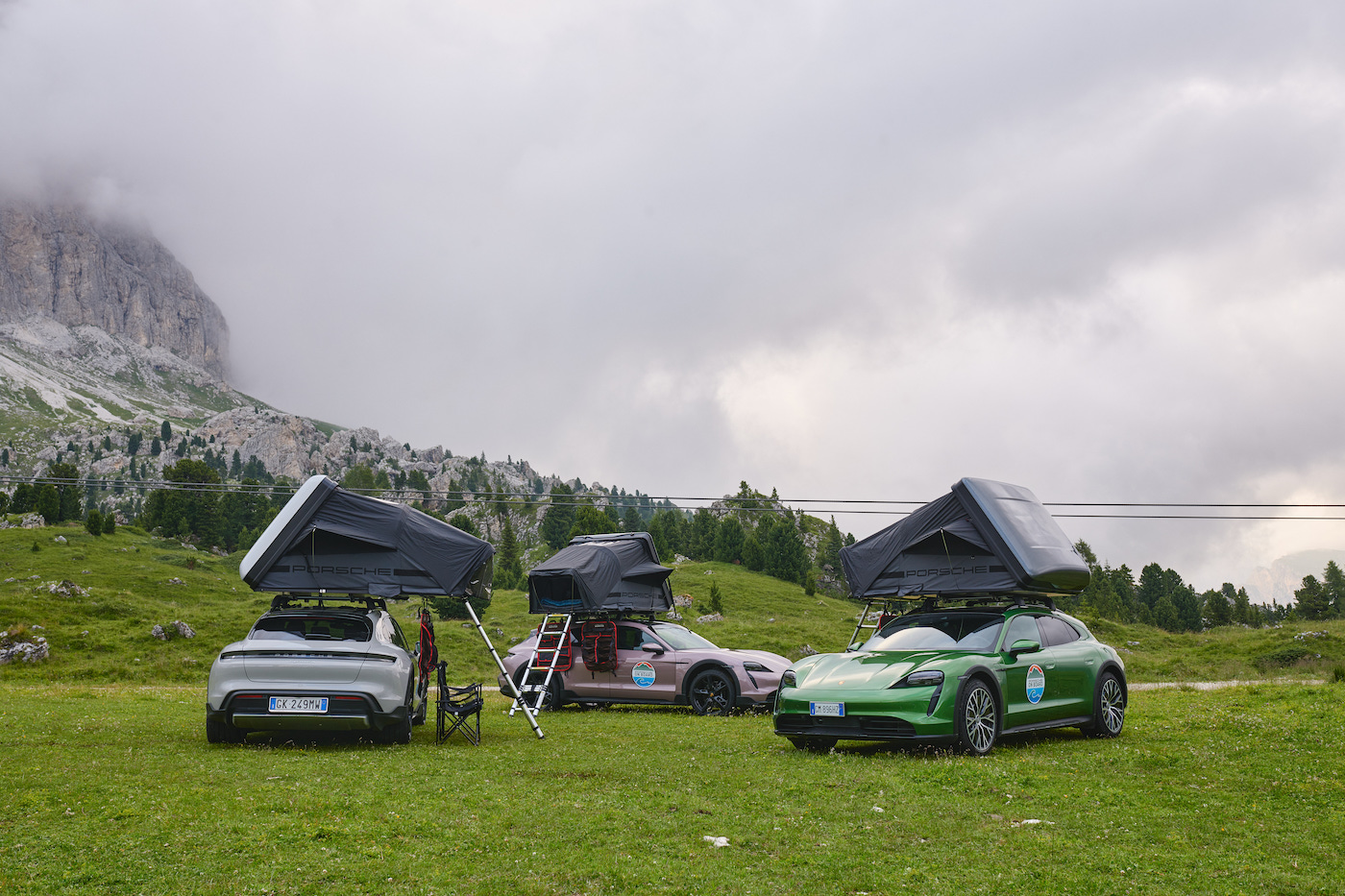 CORTINA D'AMPEZZO, ITALY - JULY 21: Porsche On Board Cortina 2023 on July 21, 2023 in Cortina d'Ampezzo, Italy. (Photo by Guido De Bortoli/Getty Images)